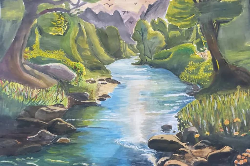 River Through the Forest