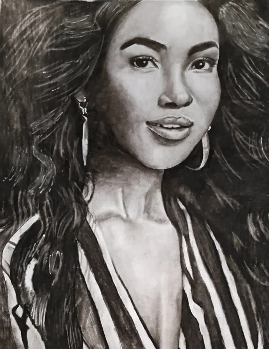Portrait in Stripes