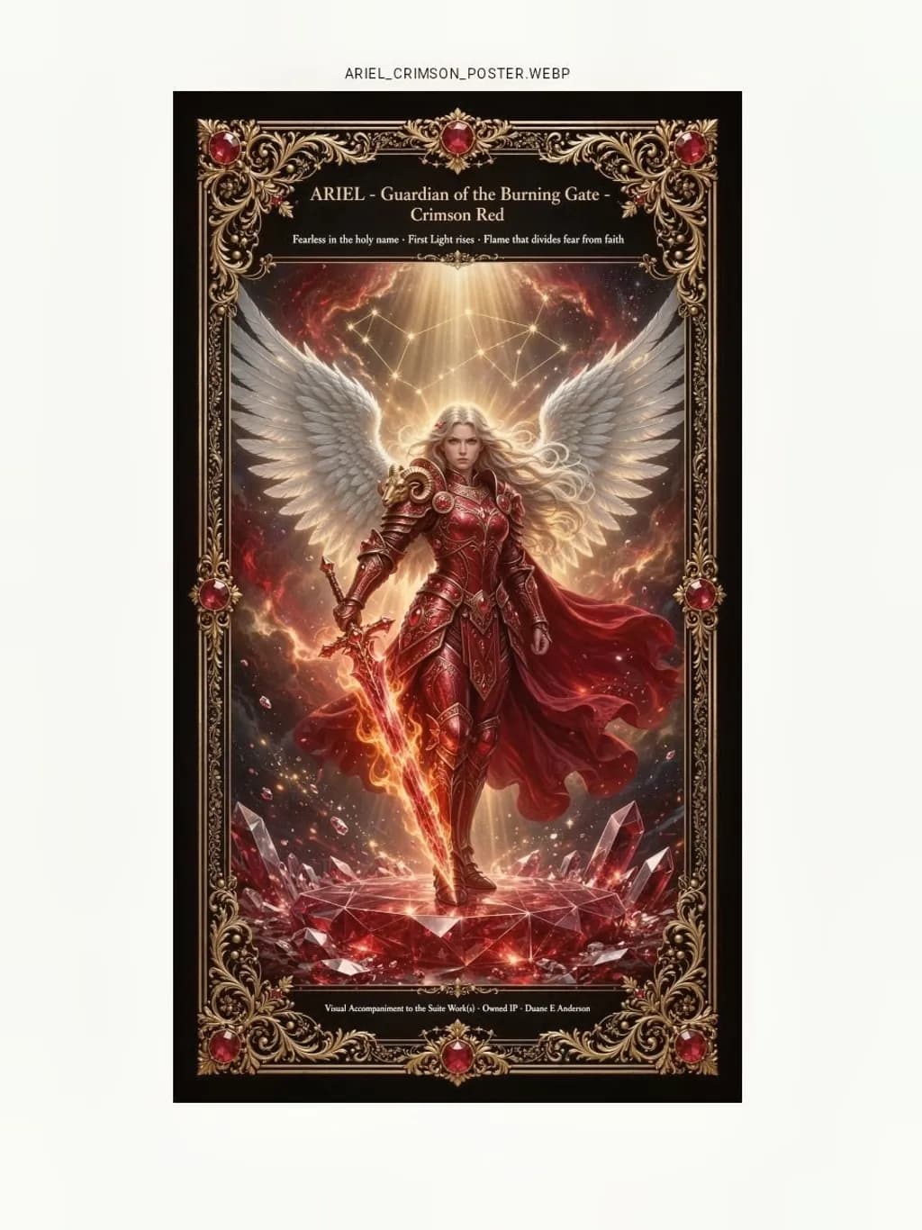 Guardian of the Burning Gate Crimson