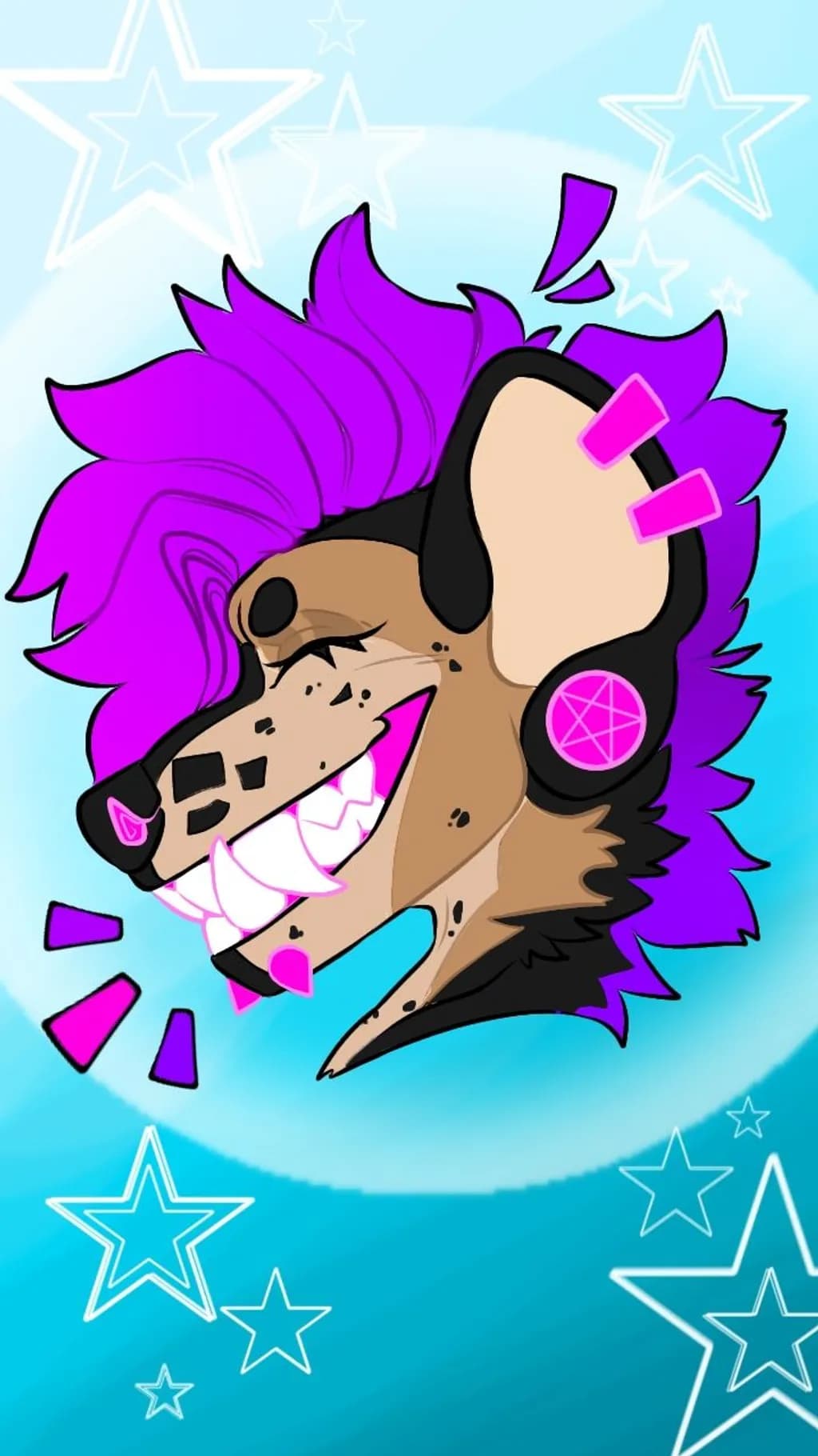 Punk Hyena Grin