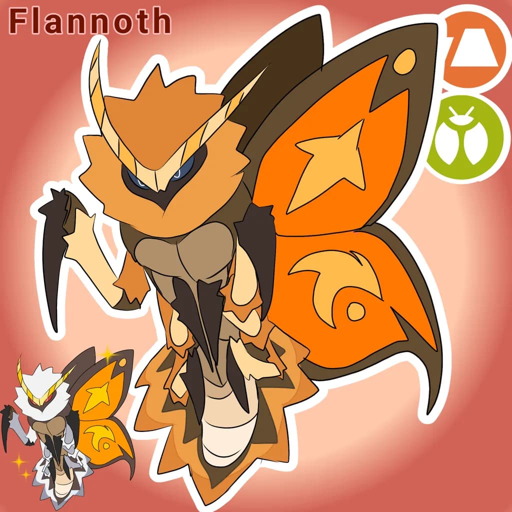 Flannoth Moth Warrior