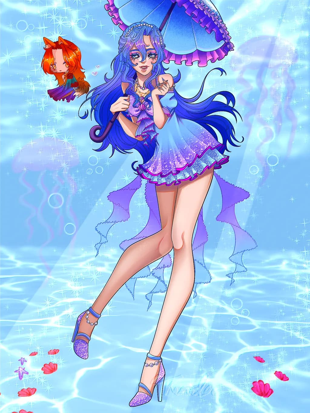 Blue Water Elegance