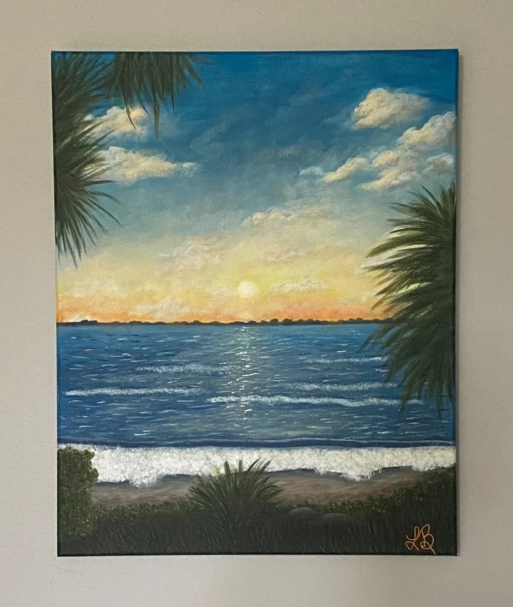 Sunset Over Ocean