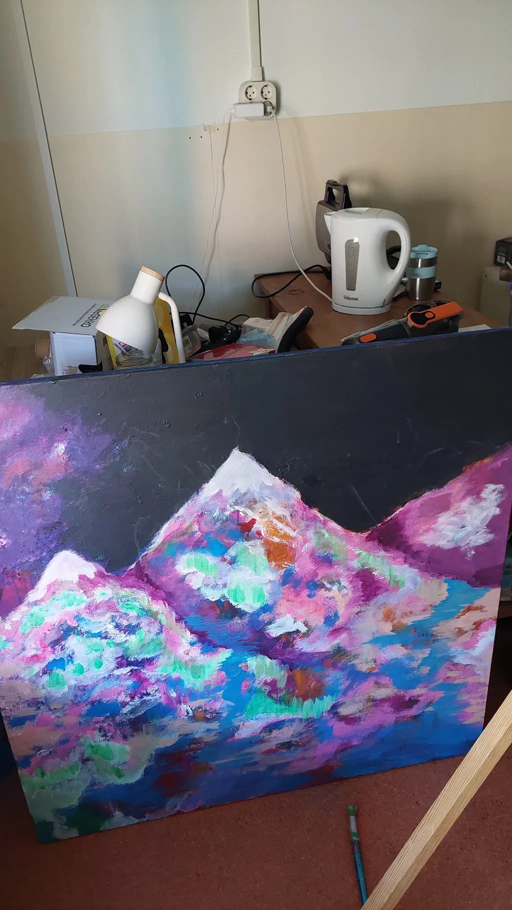 Colorful Mountain Peaks