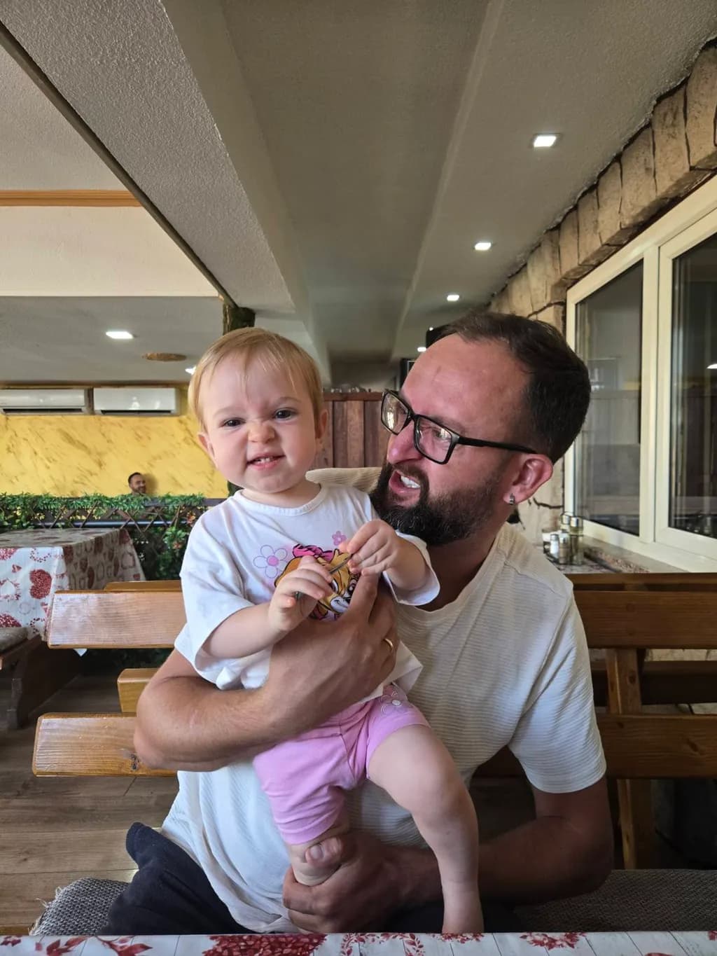 Father and Child Moment