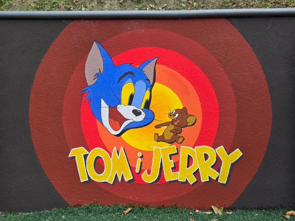 Tom and Jerry Mural
