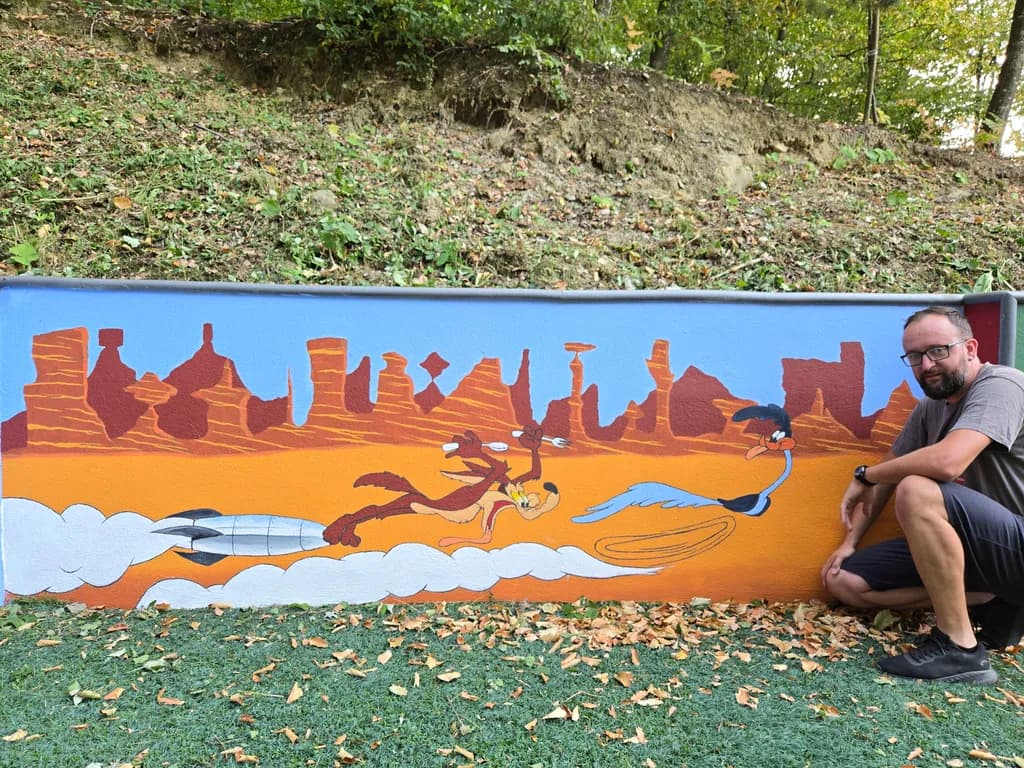 Inbound Chase Mural