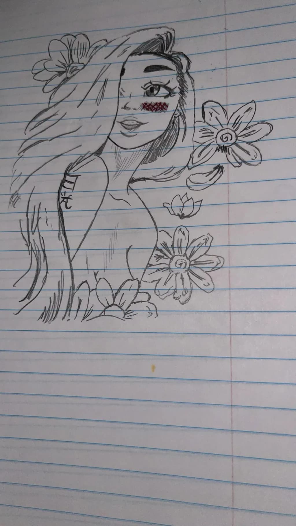 Flower Girl Sketch