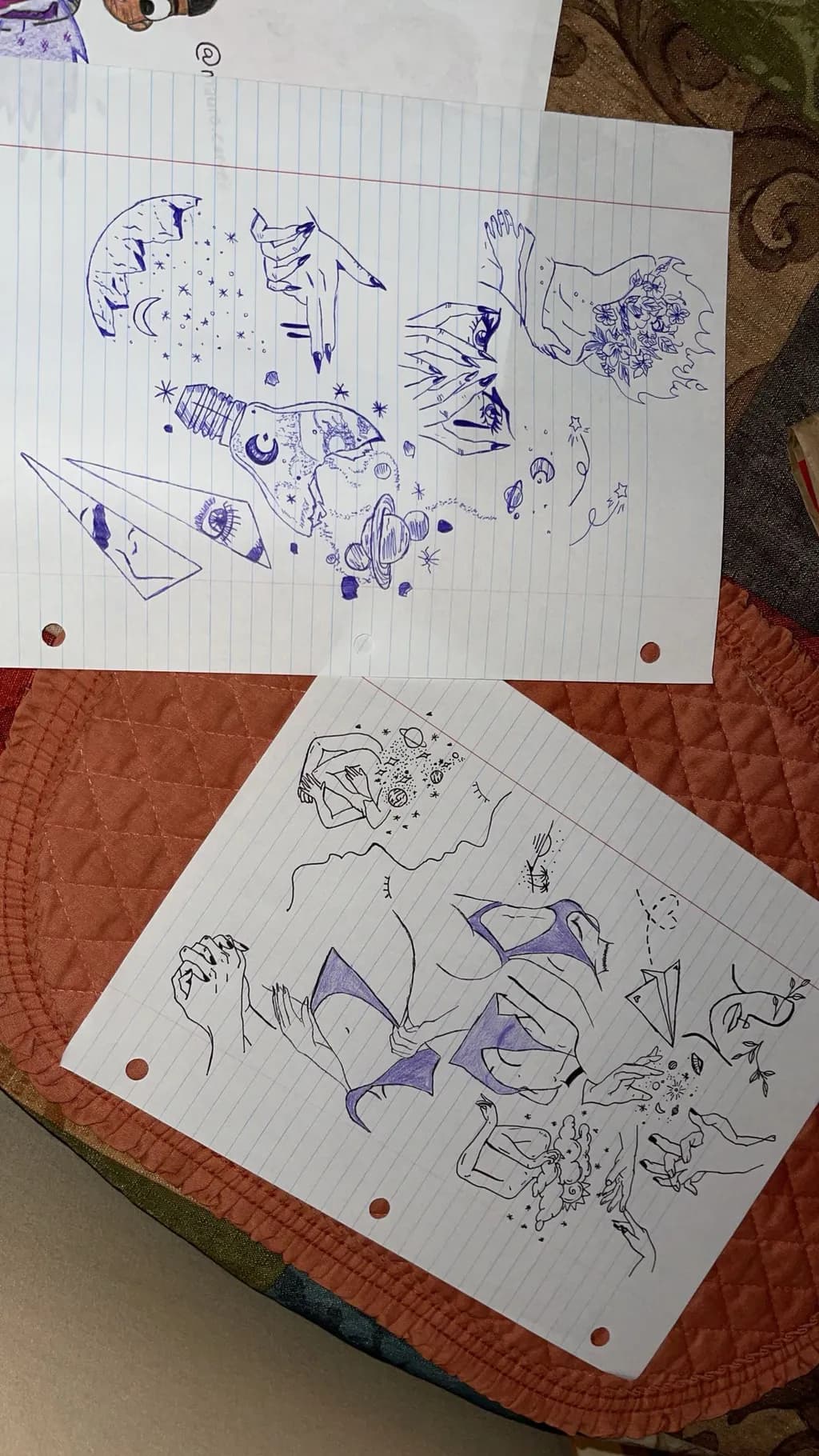 Cosmic Hands and Faces