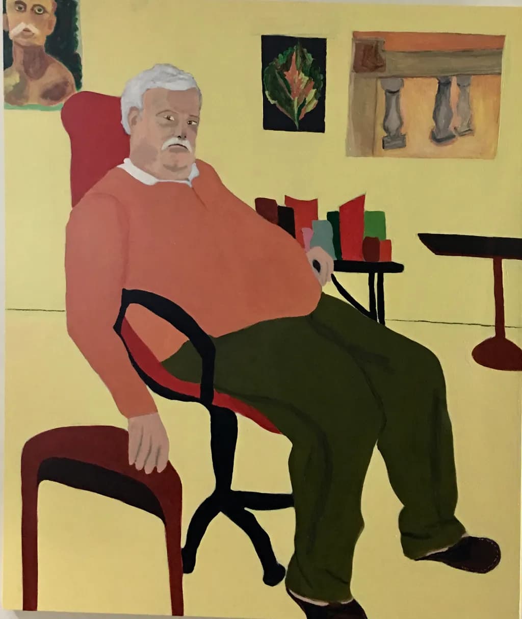 Seated Man Interior