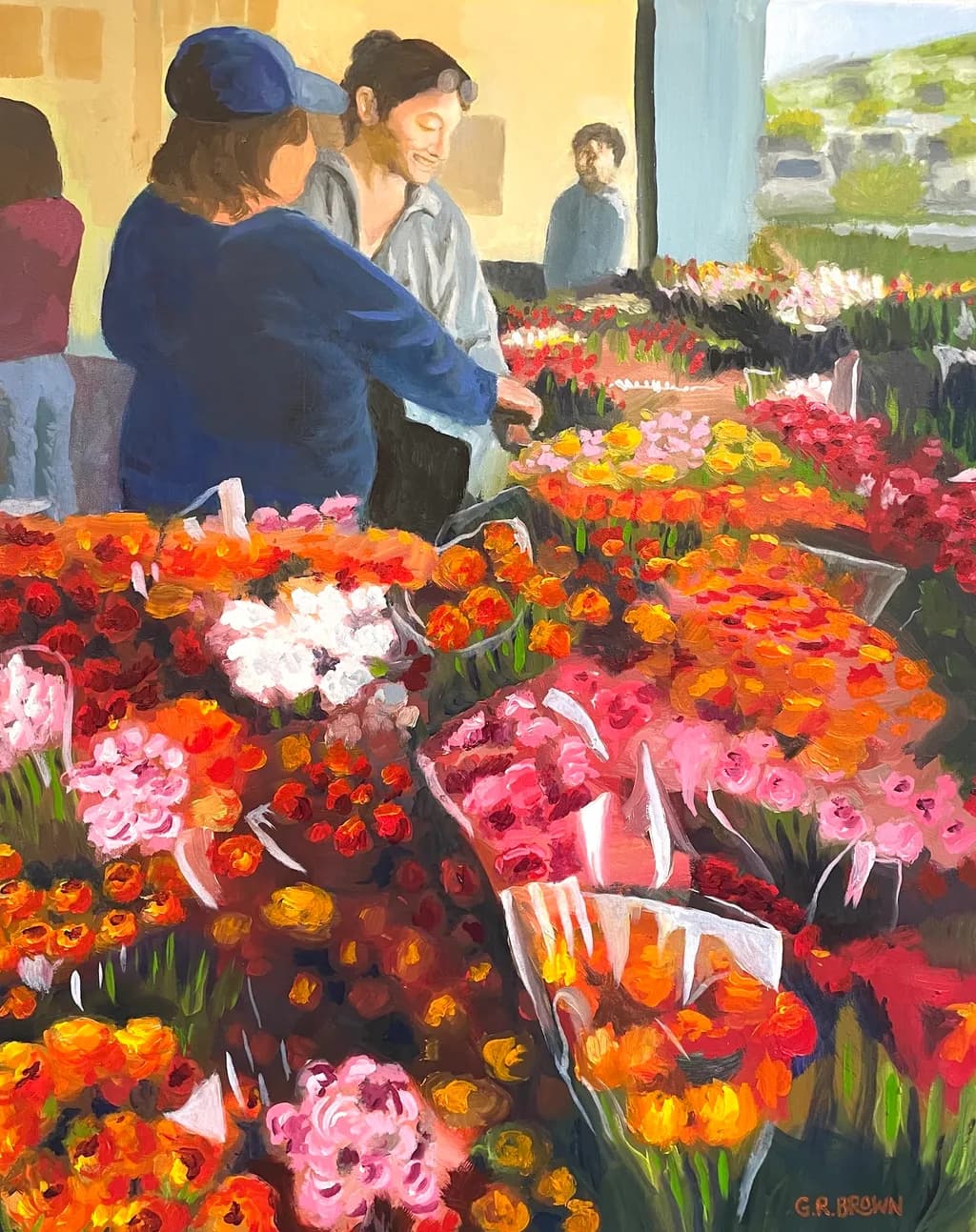 Trader Joes Flower Market