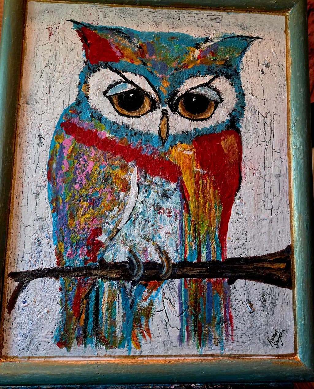 Cracklework Owl