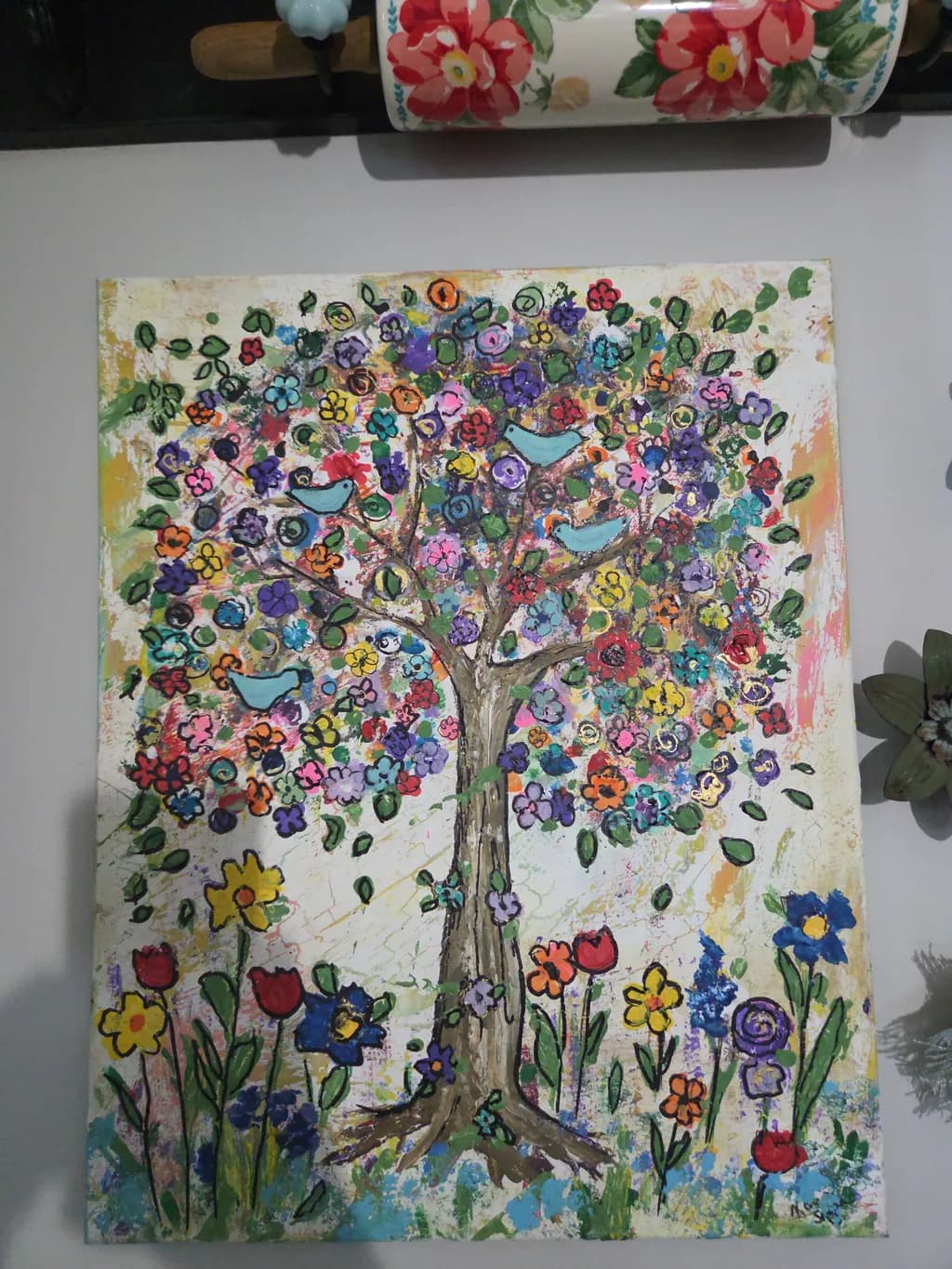 Blossom Bird Tree