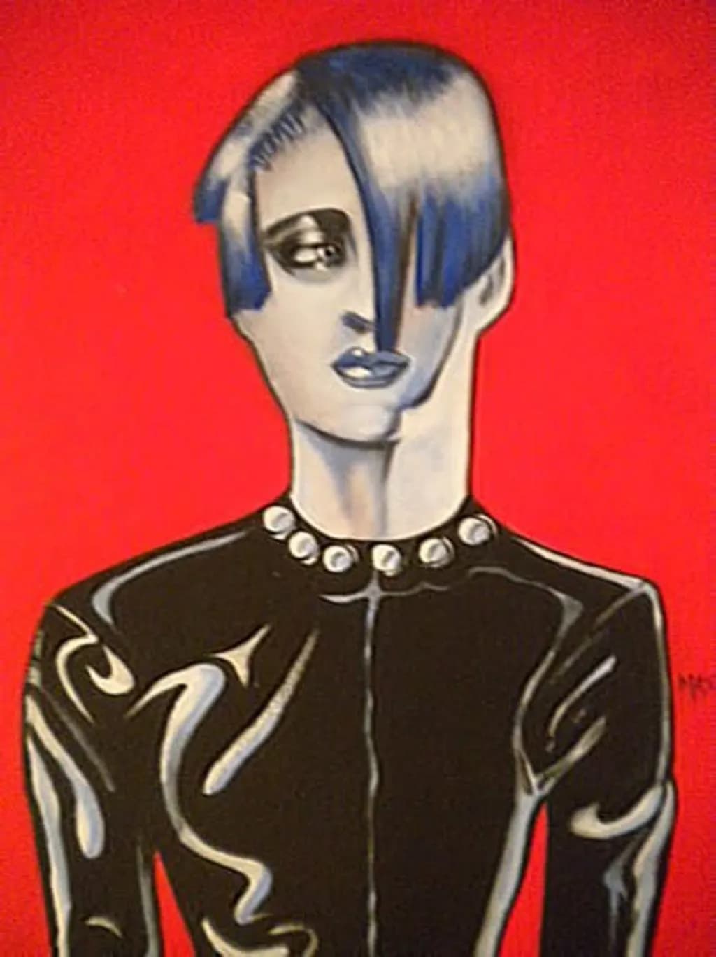 Blue Hair Portrait