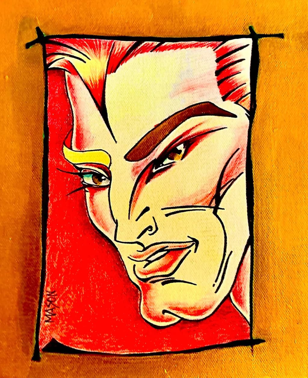Red Portrait Expression