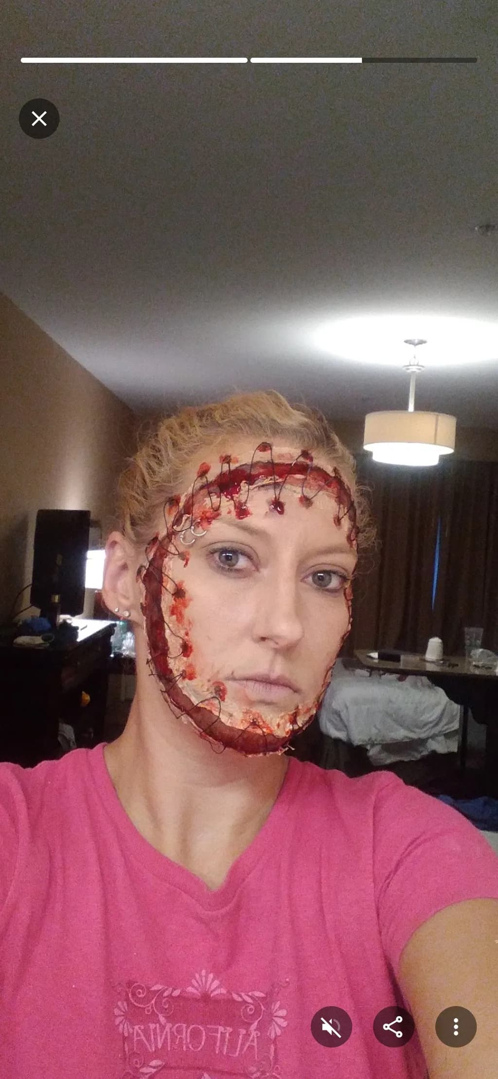 Stitched Self-Portrait