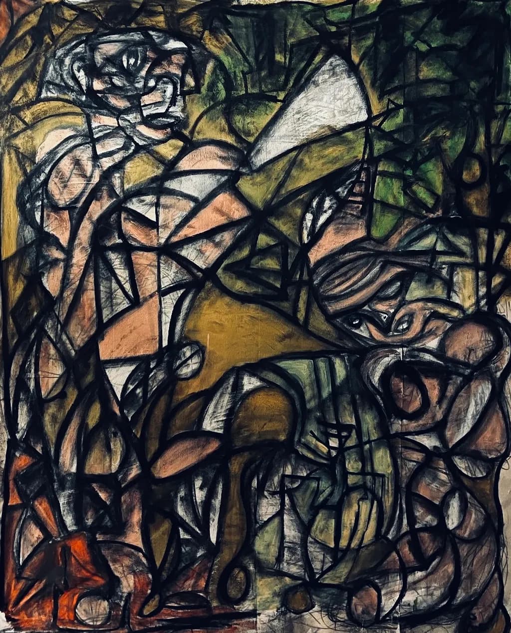 Abstract Earthy Composition