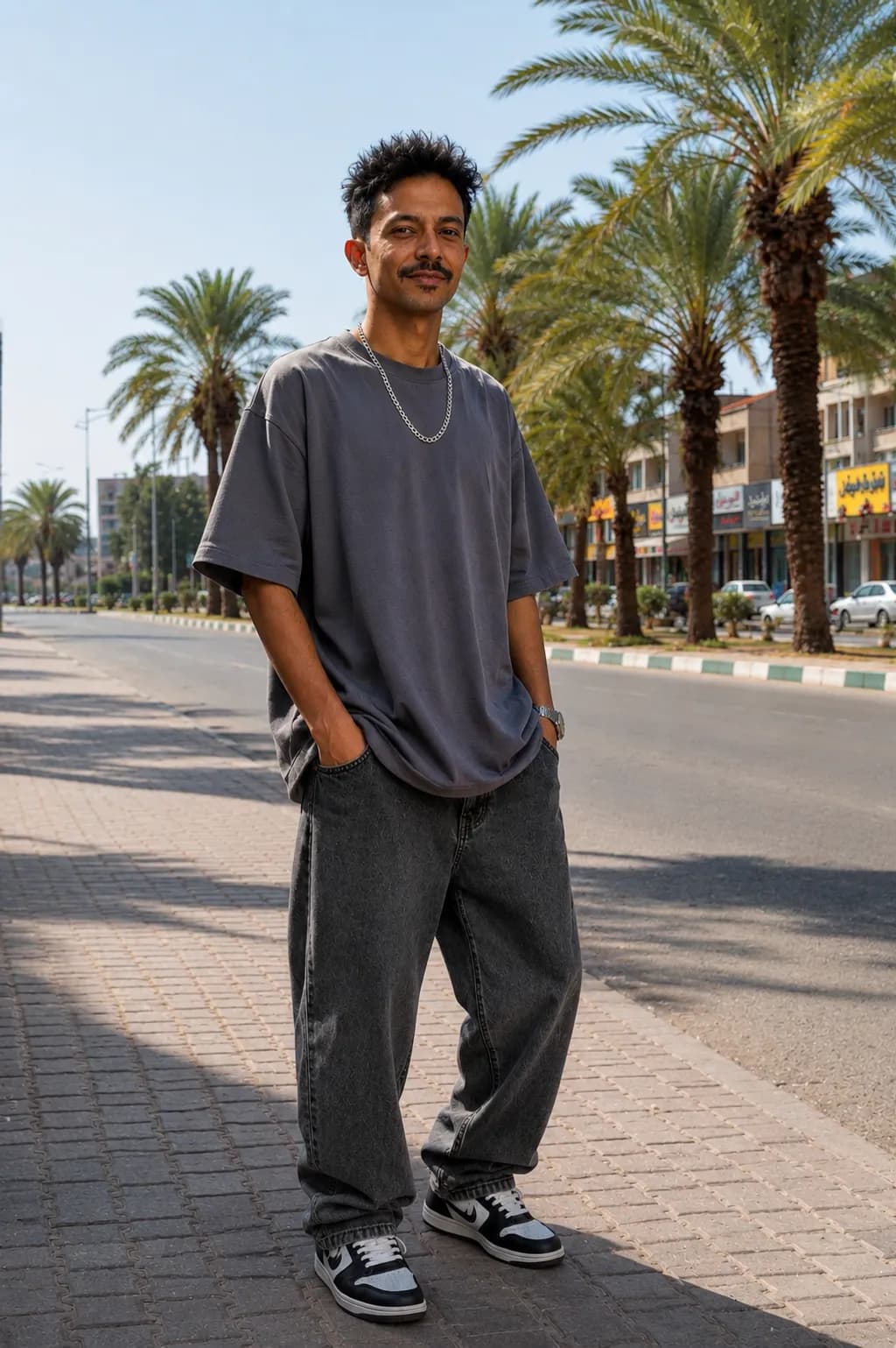 Palm Lined Street Style