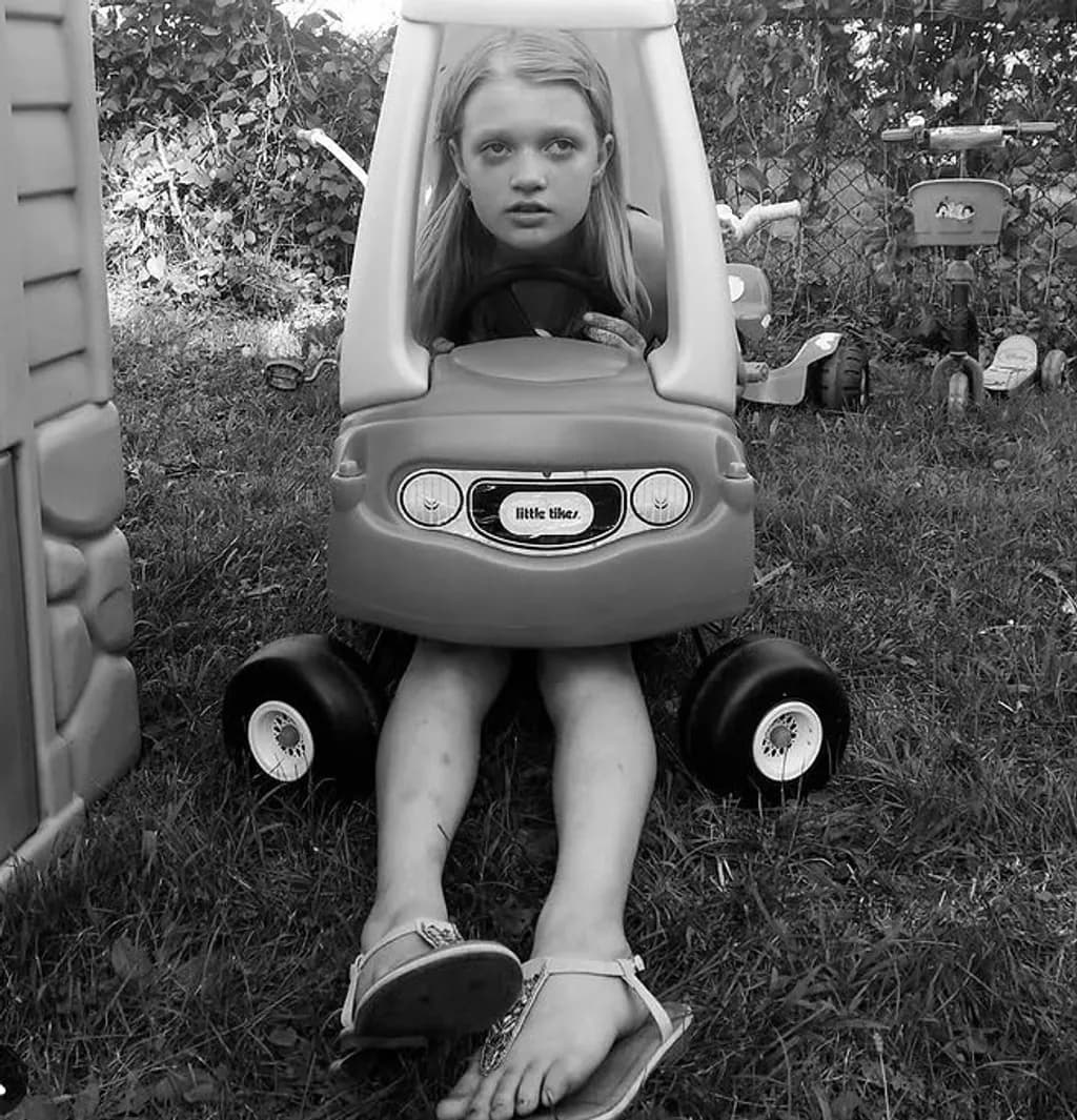 Toy Car in Grass