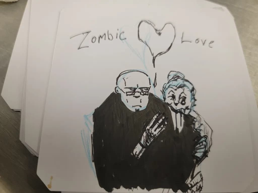 Zombie Love Sketch