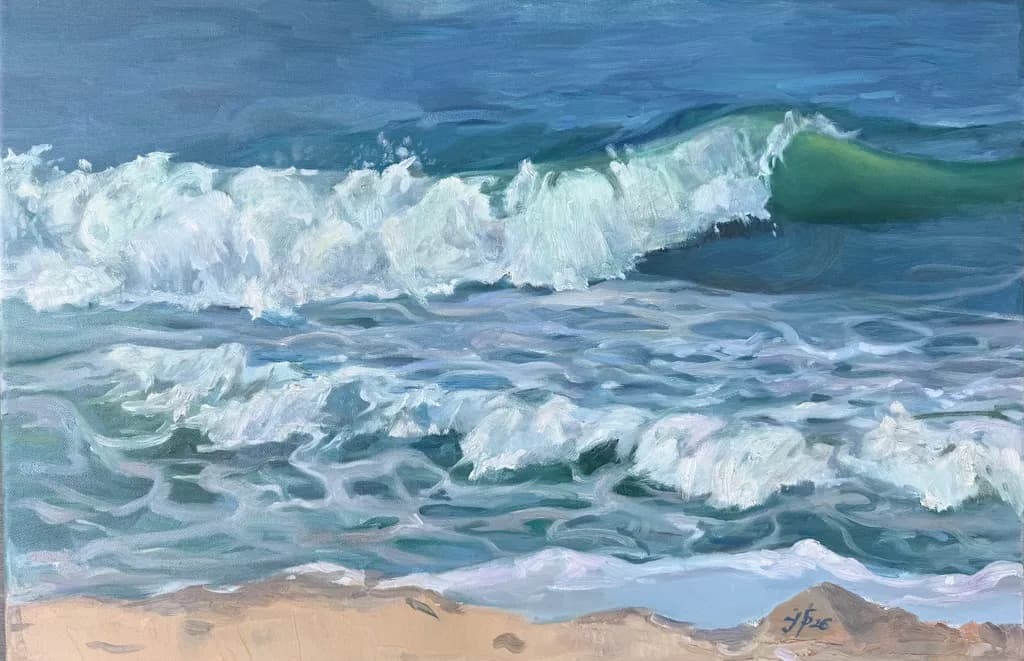 Ocean Waves Crash