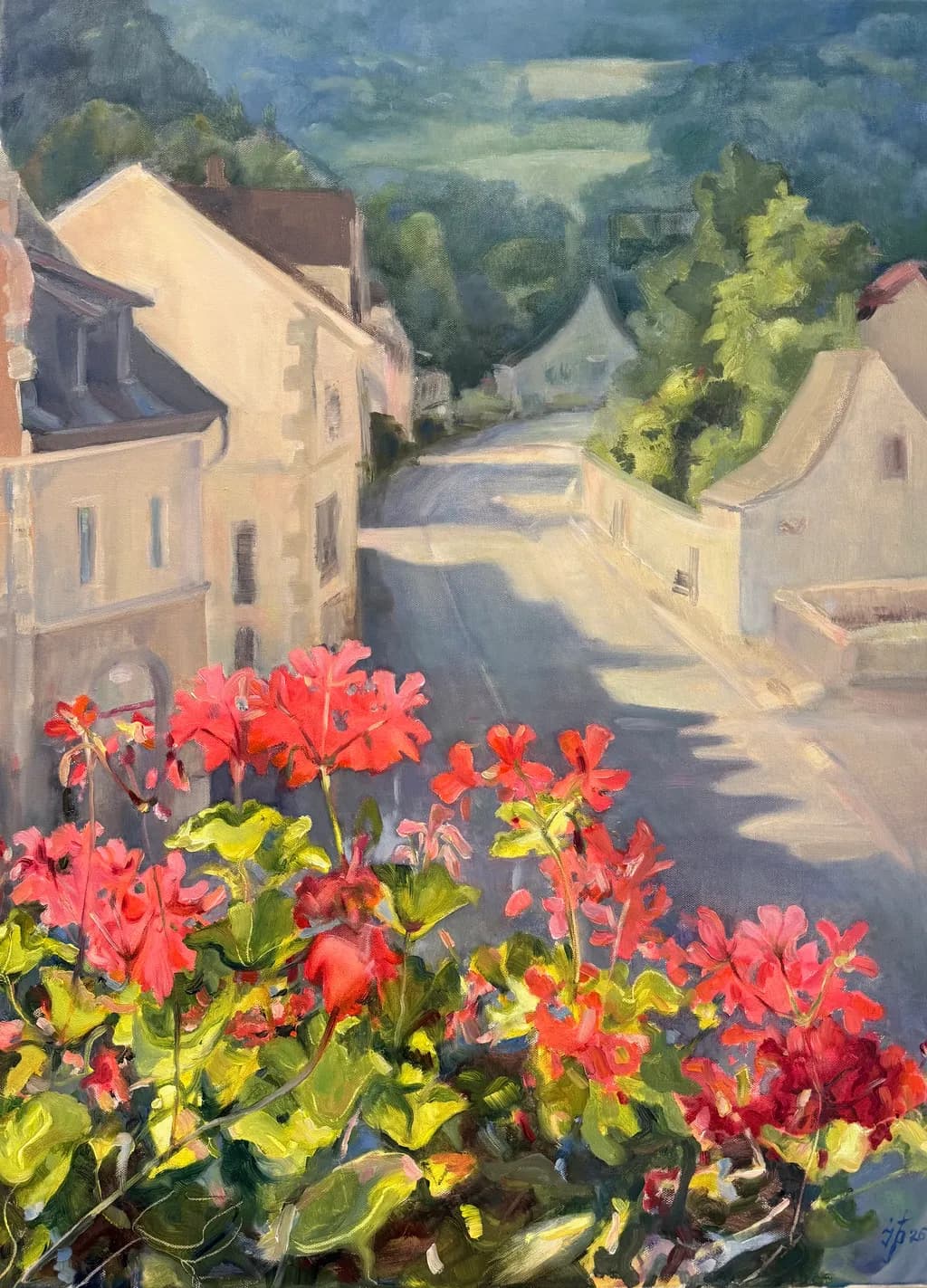 Village Street Flowers