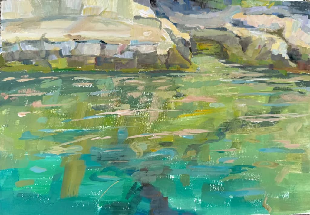 Rocky Shore Reflection