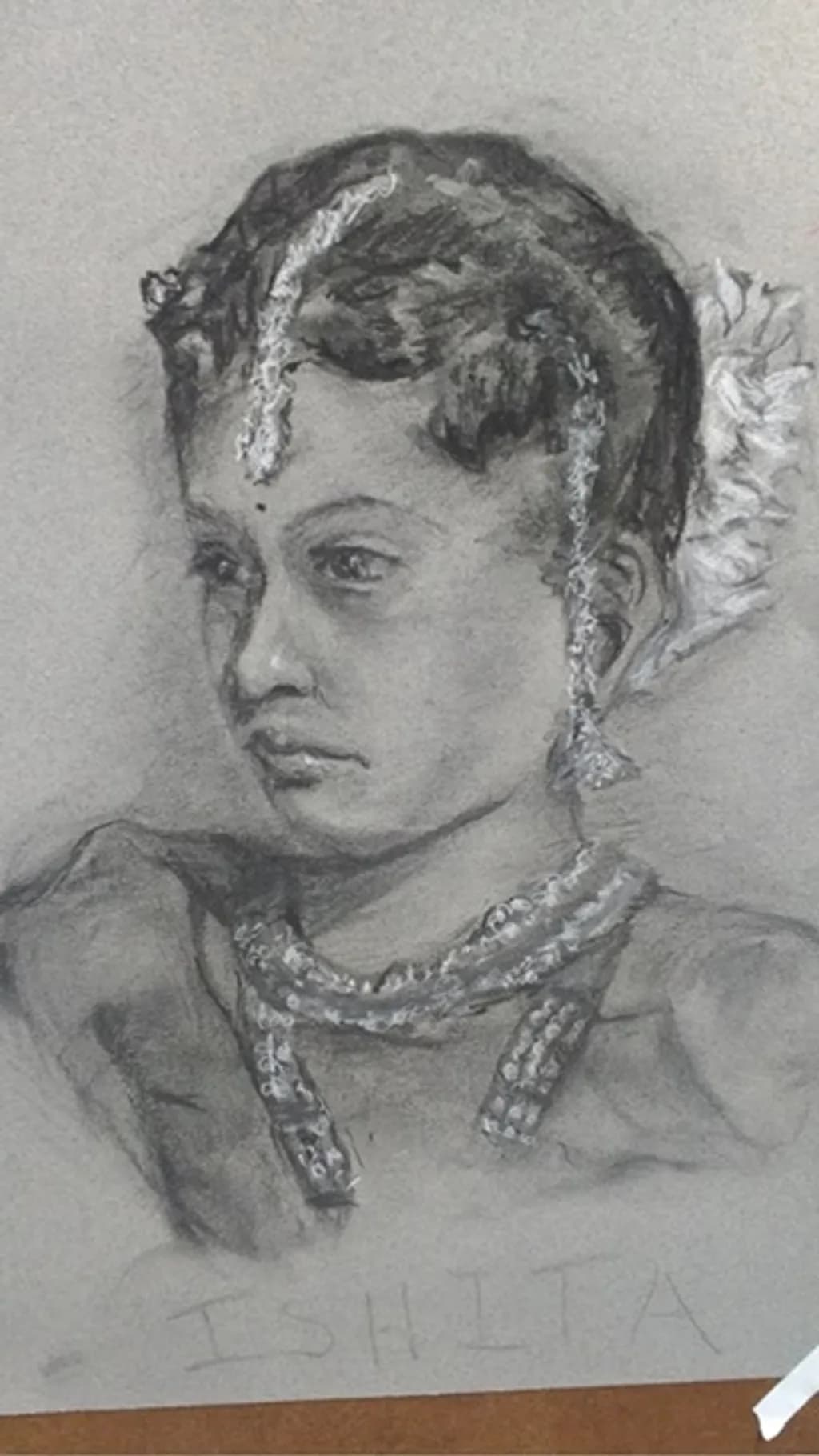 Gilded Portrait Study