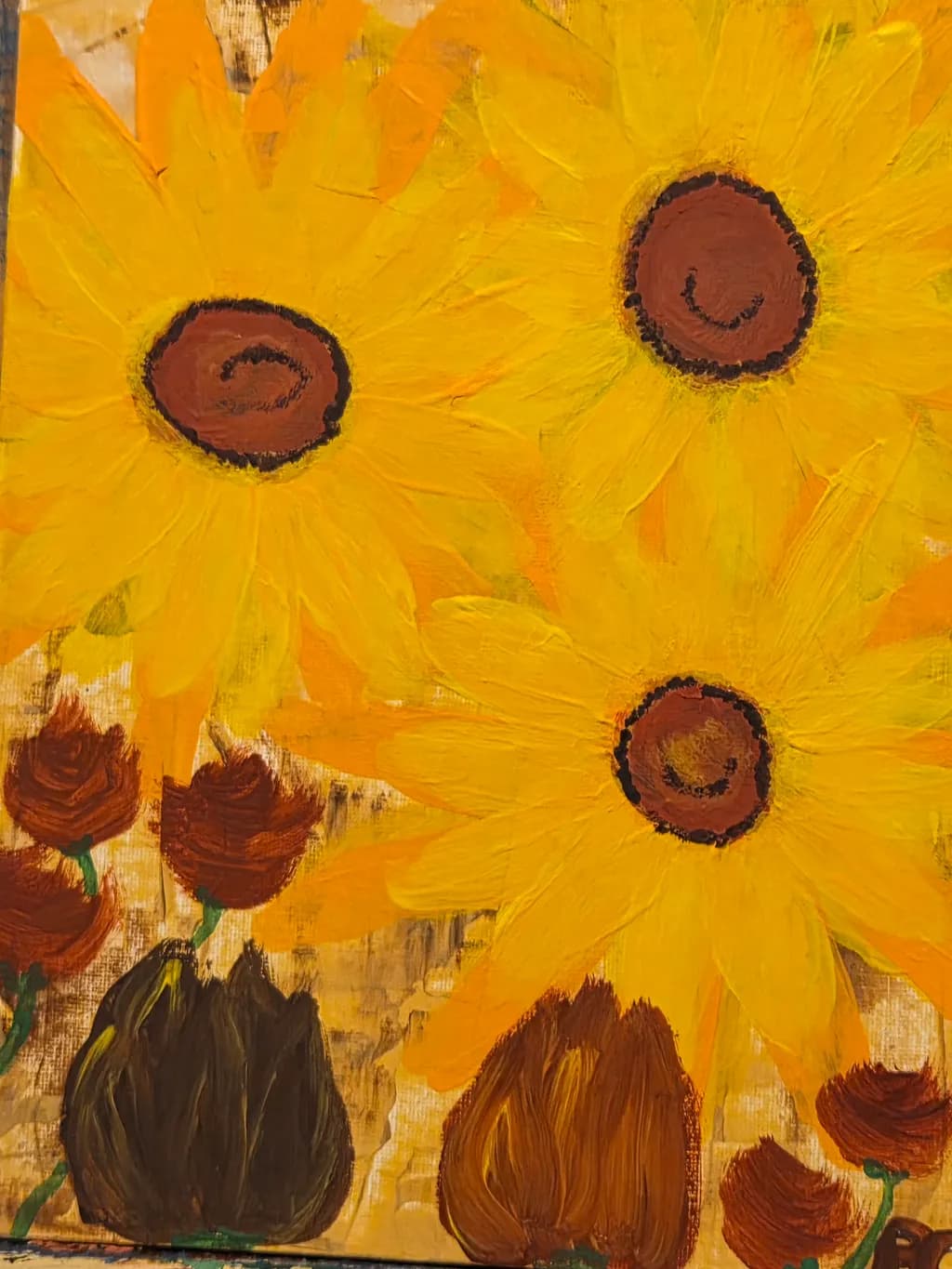 Sunflower Trio