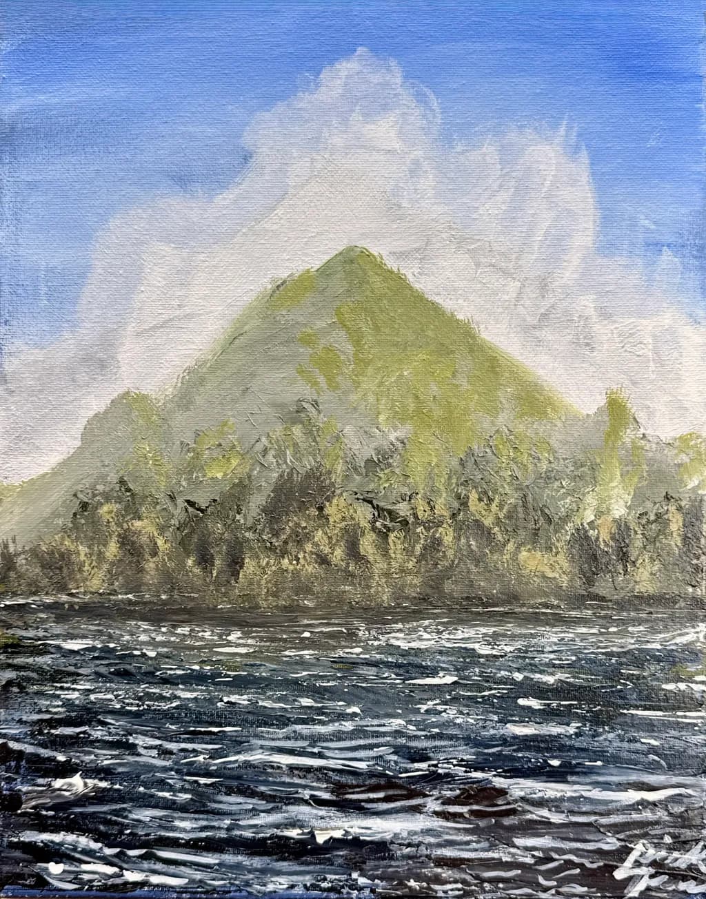 Mountain Seascape