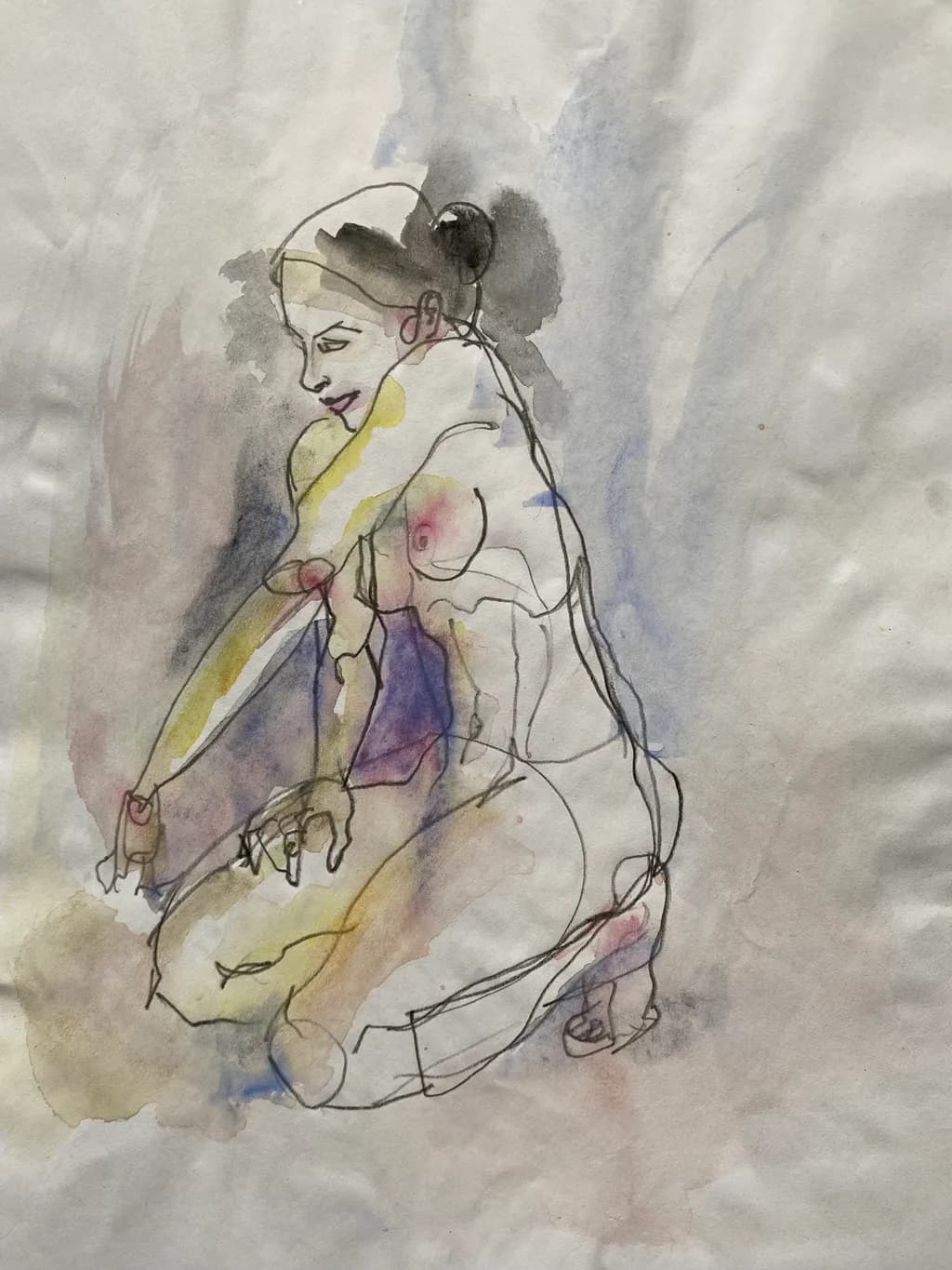 Seated Nude Figure