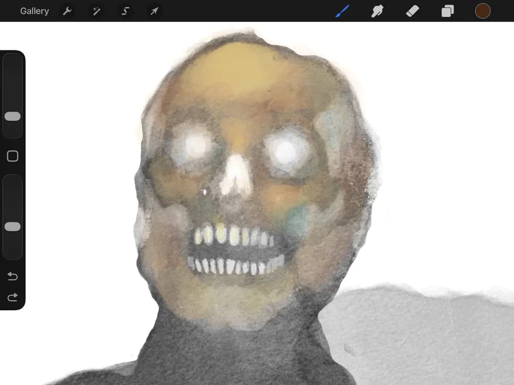 Ghostly Skull