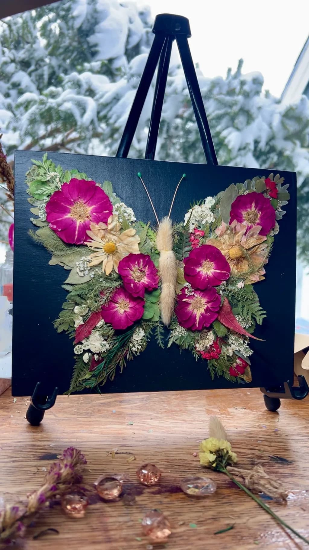 Floral Butterfly Canvas