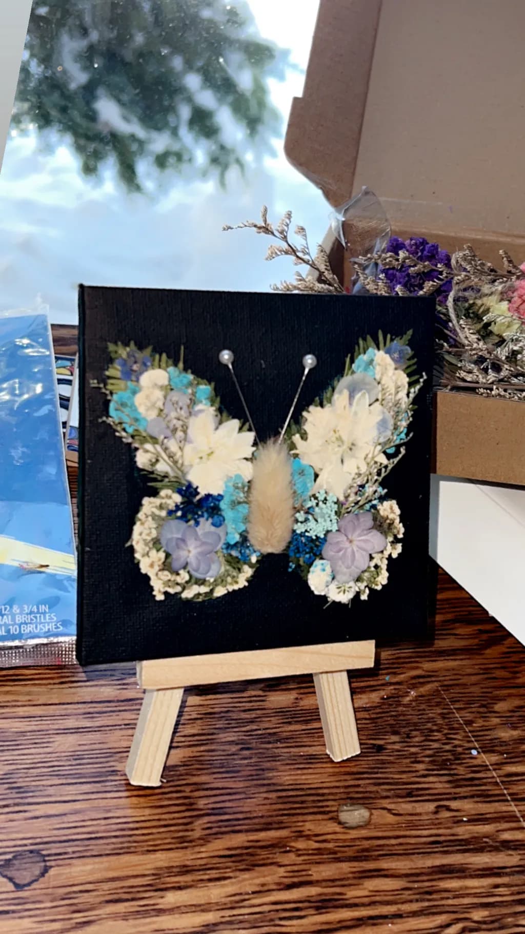 Floral Butterfly Canvas