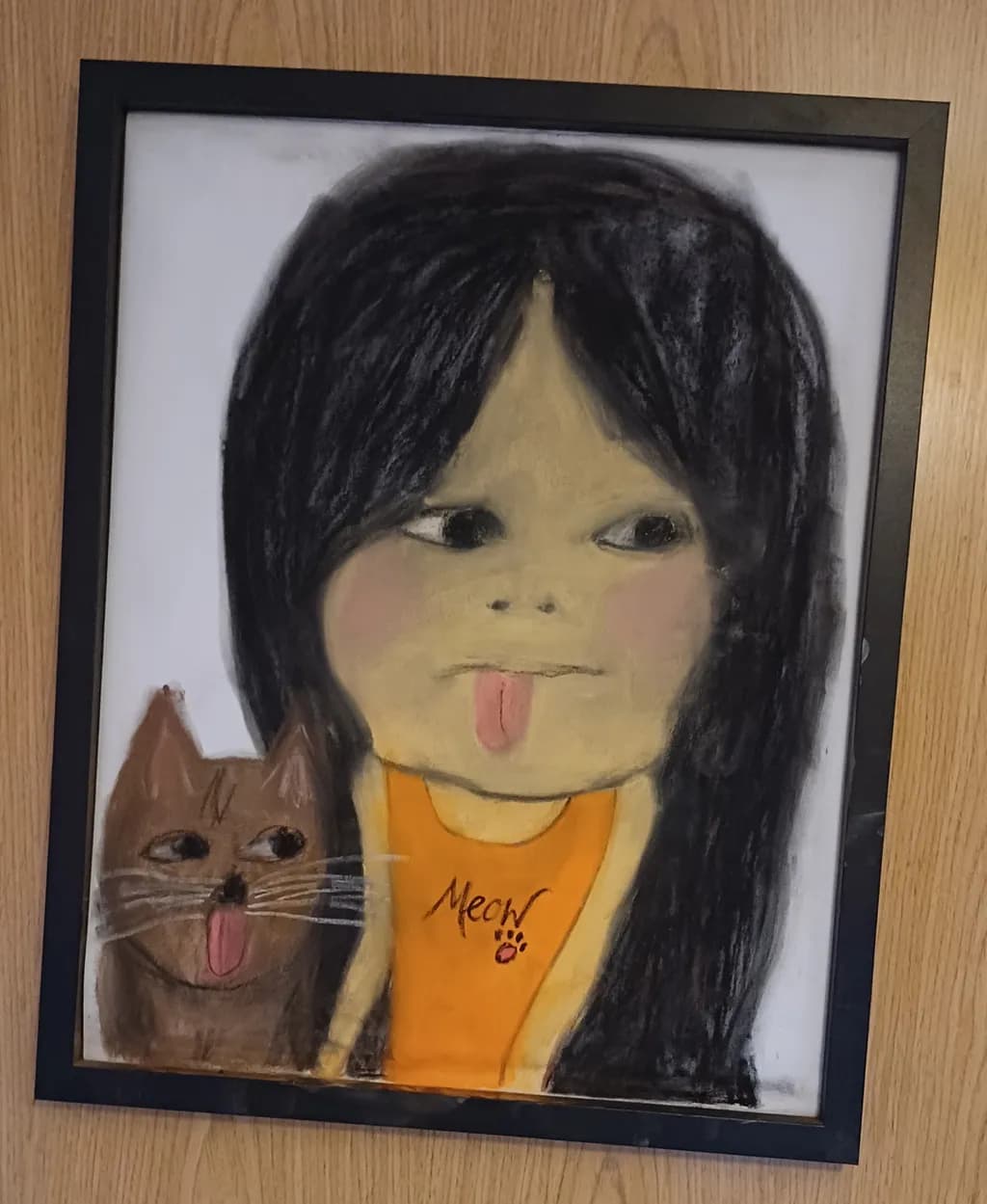 Girl and Cat