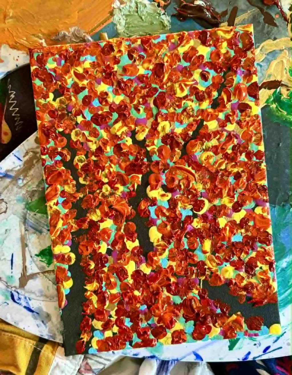 Abstract Color Burst