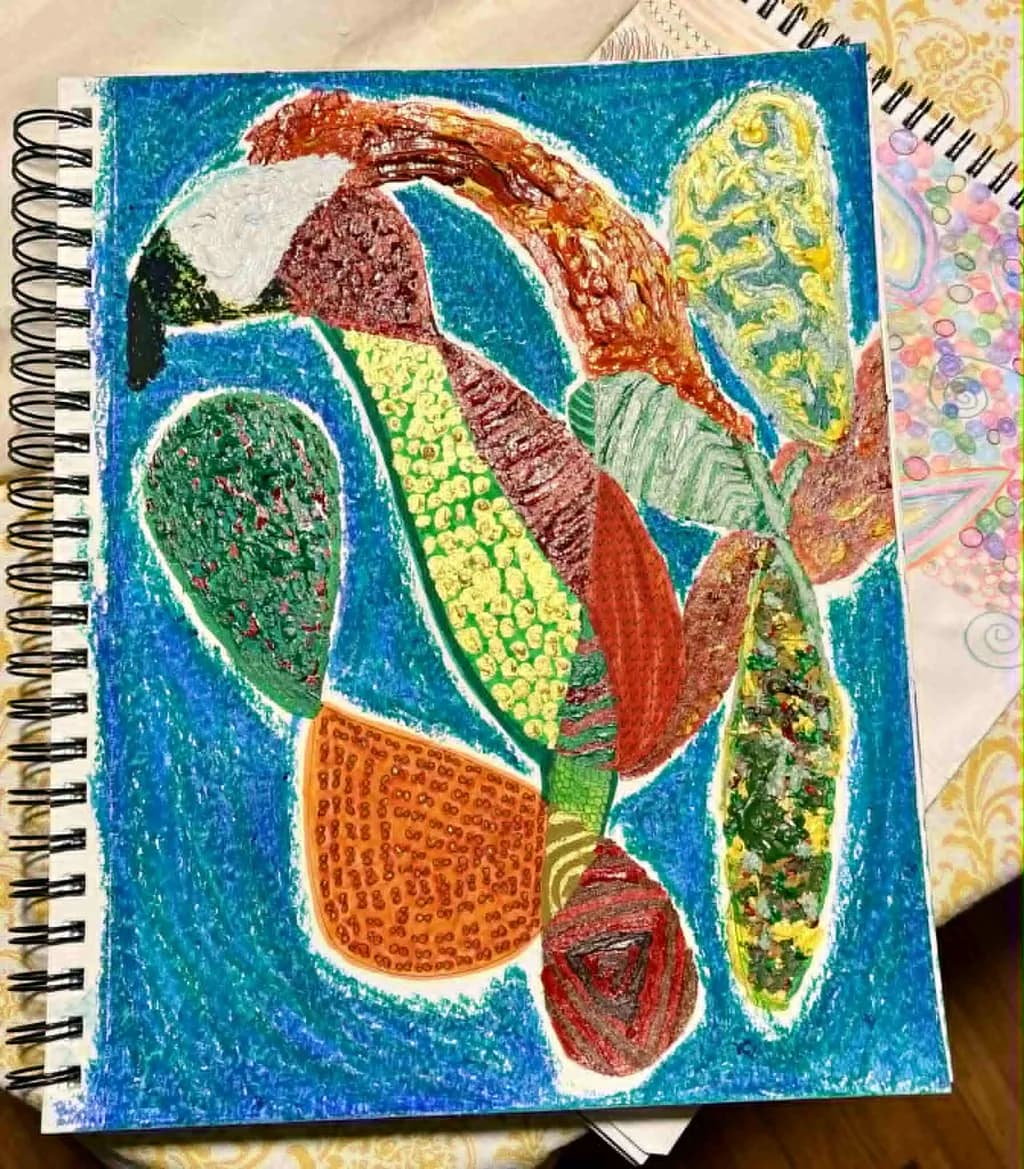 Abstract Tropical Bird