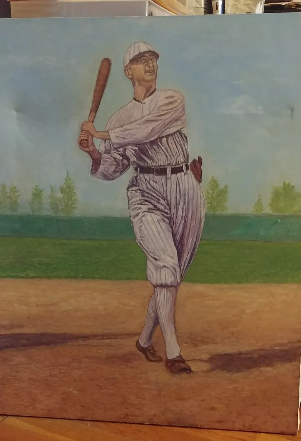 Baseball Player at Bat
