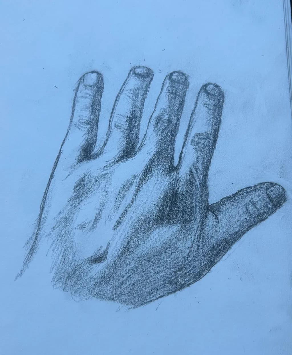Hand Study Sketch