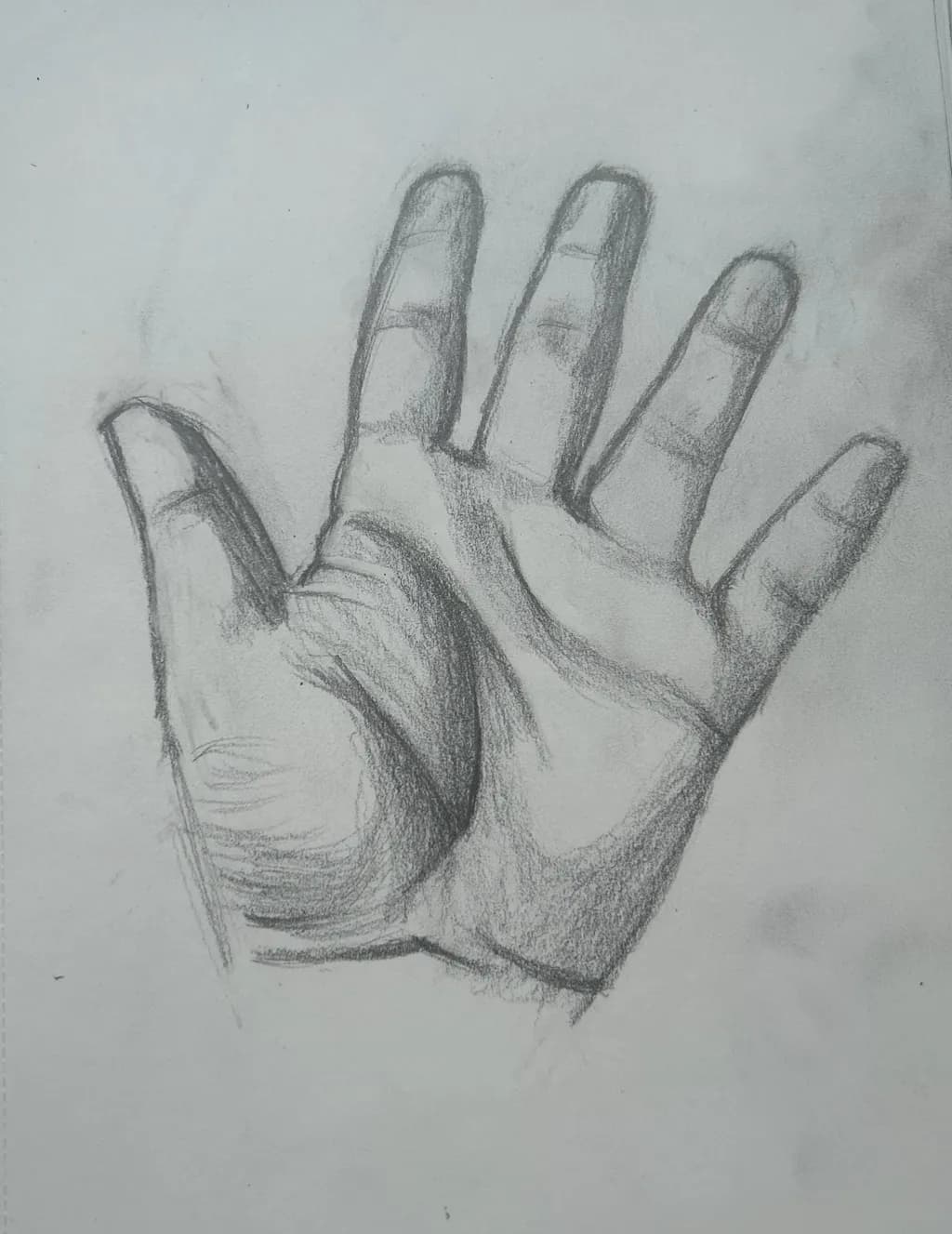 Hand Study Sketch