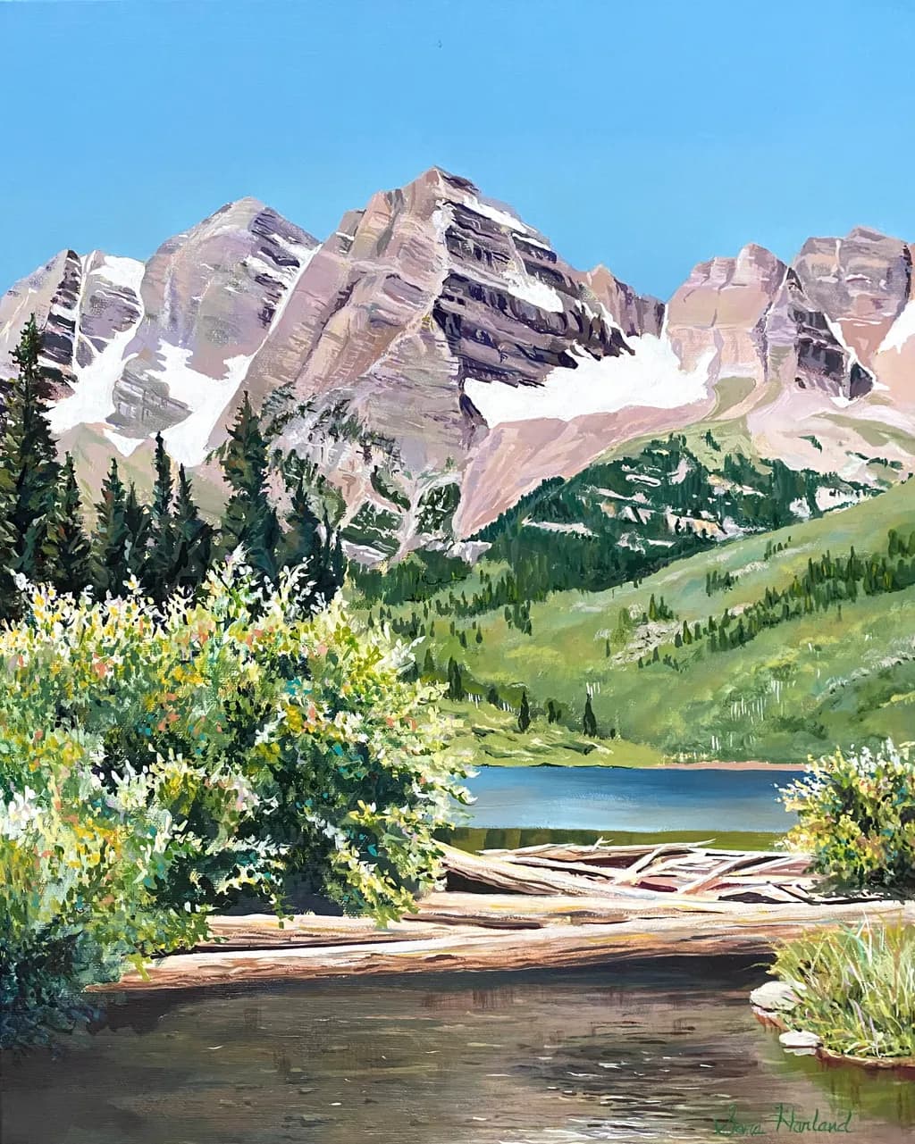 Mountain Lake Reflection