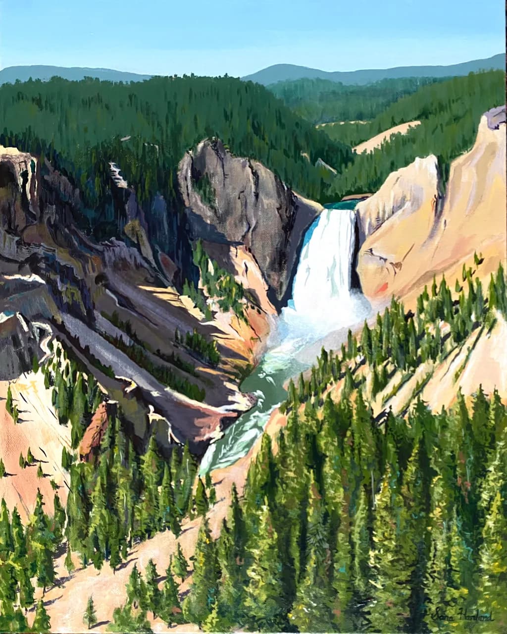 Lower Falls at Yellowstone