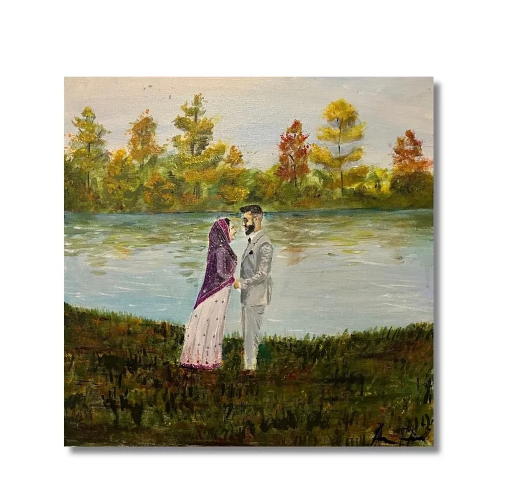 Couple by the Lake