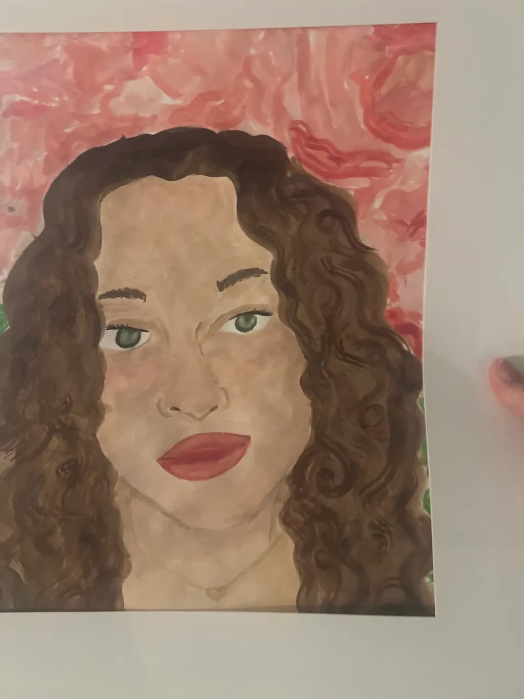 Curly Hair Portrait