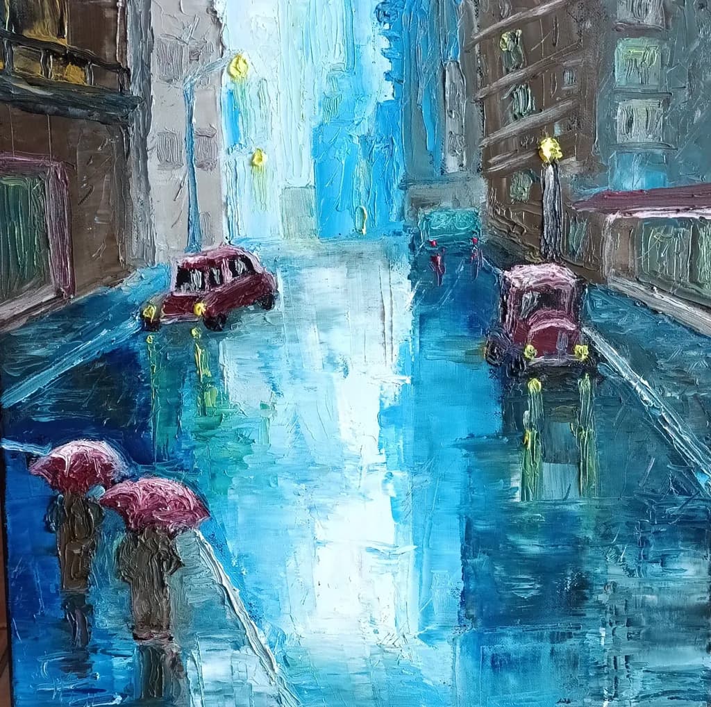 City Street Reflection