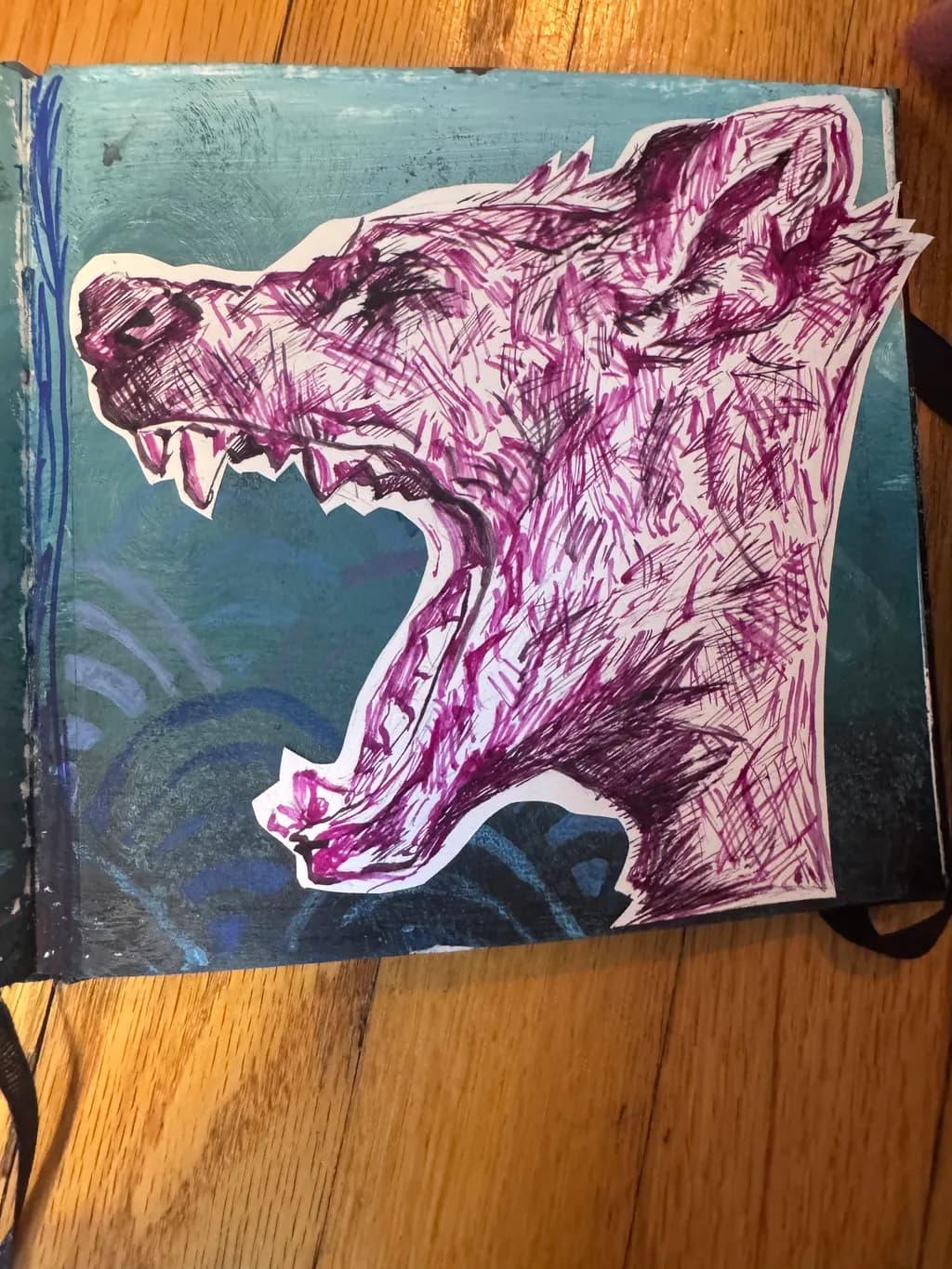 Roaring Wolf Head