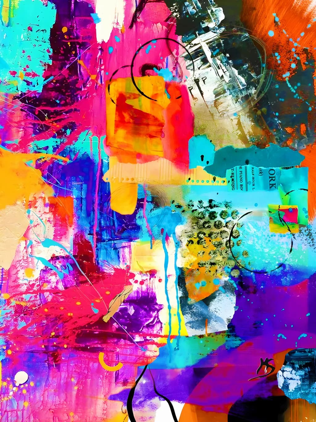 Retalhos Abstract Composition
