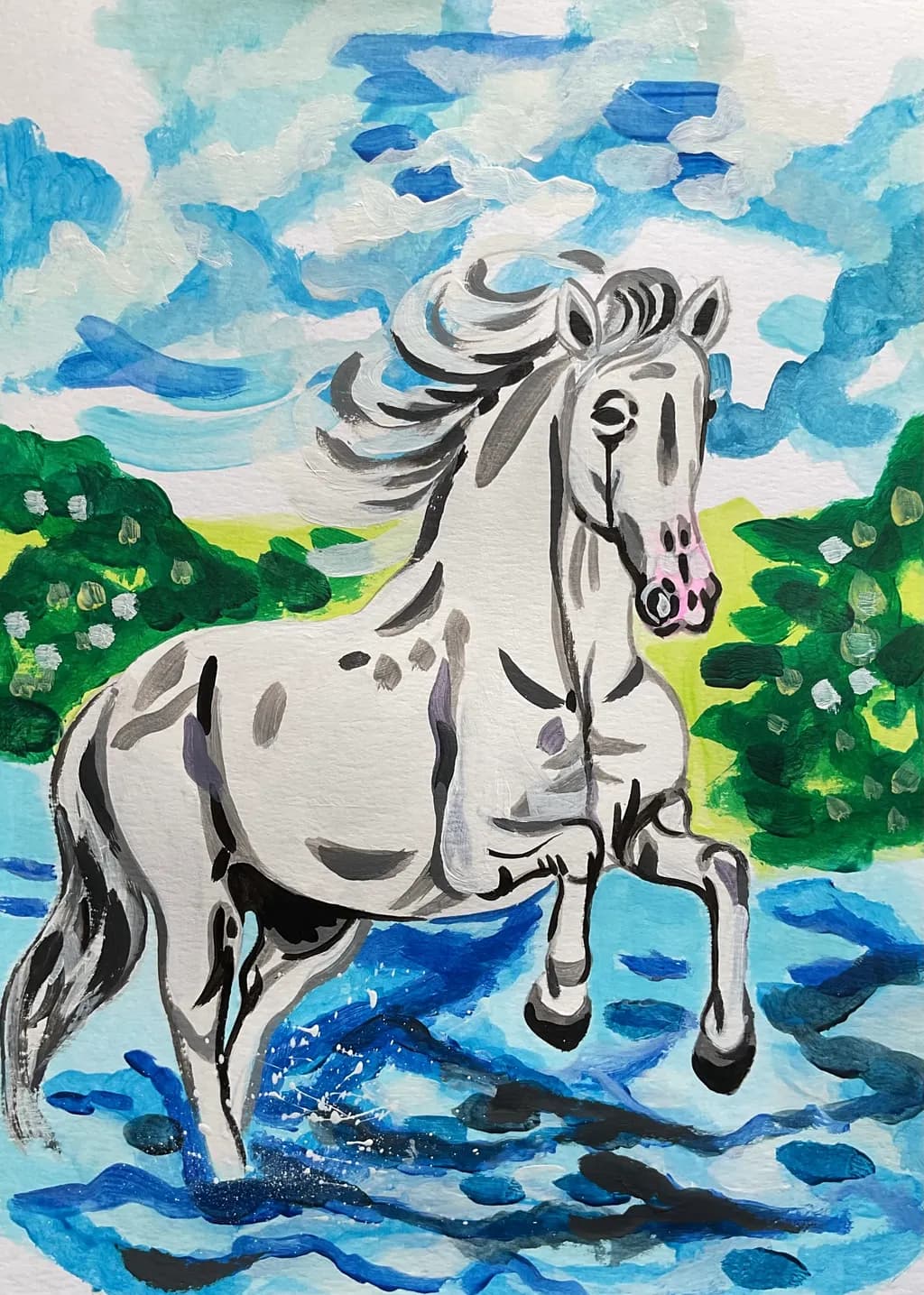 Horse in Water