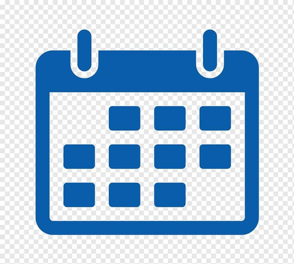 Calendar Icon Blue