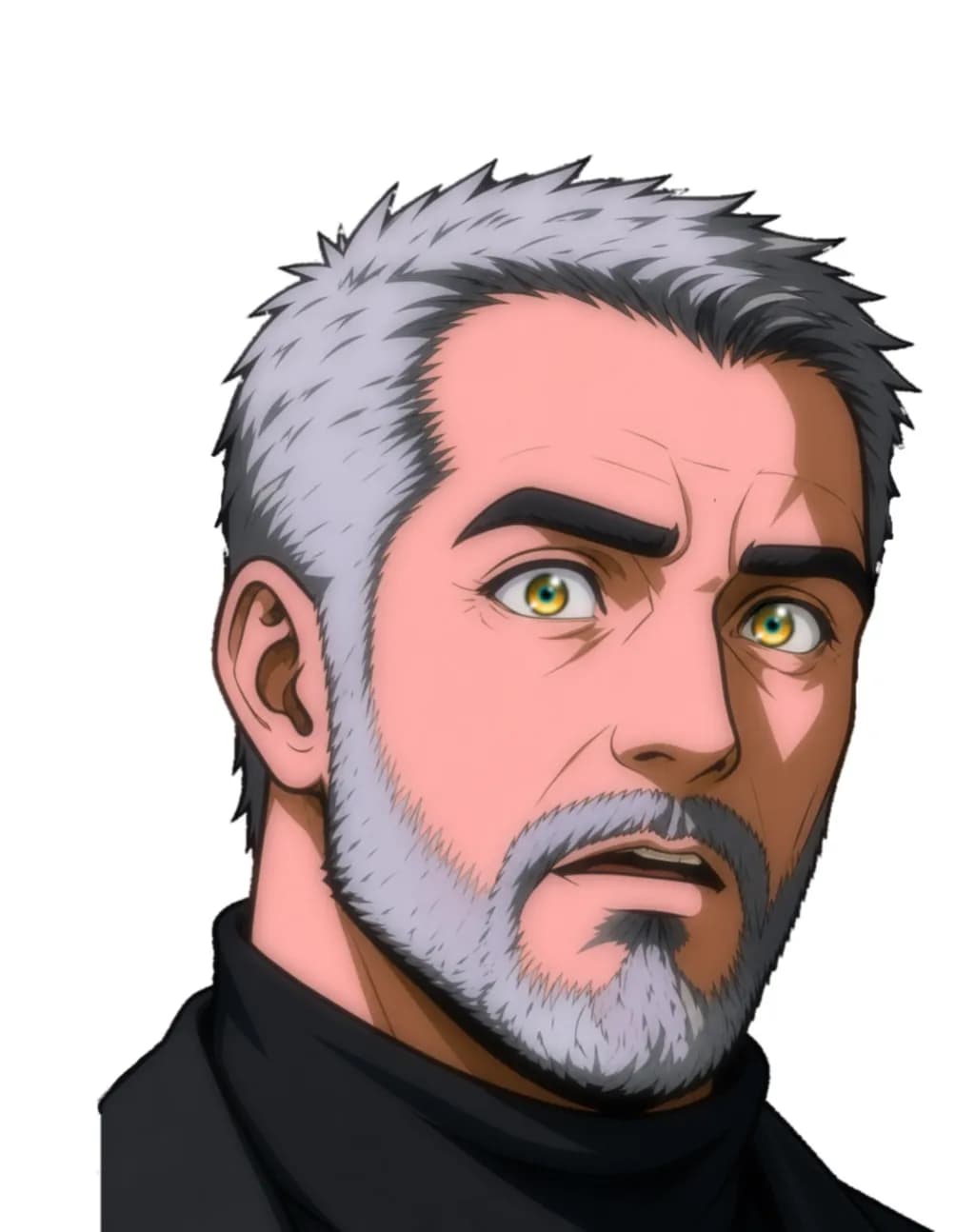 Gray Beard Gaze
